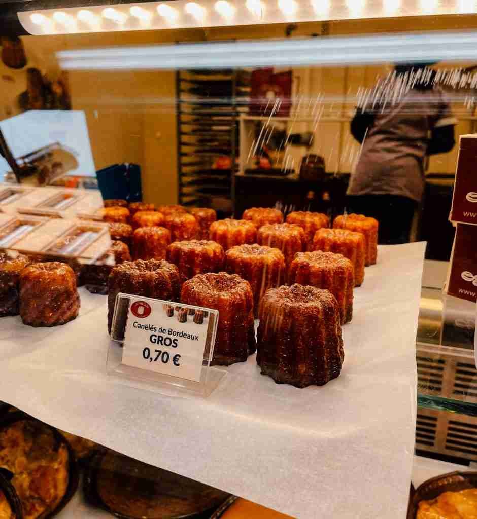 the famous dessert from Bordeaux, caneles
