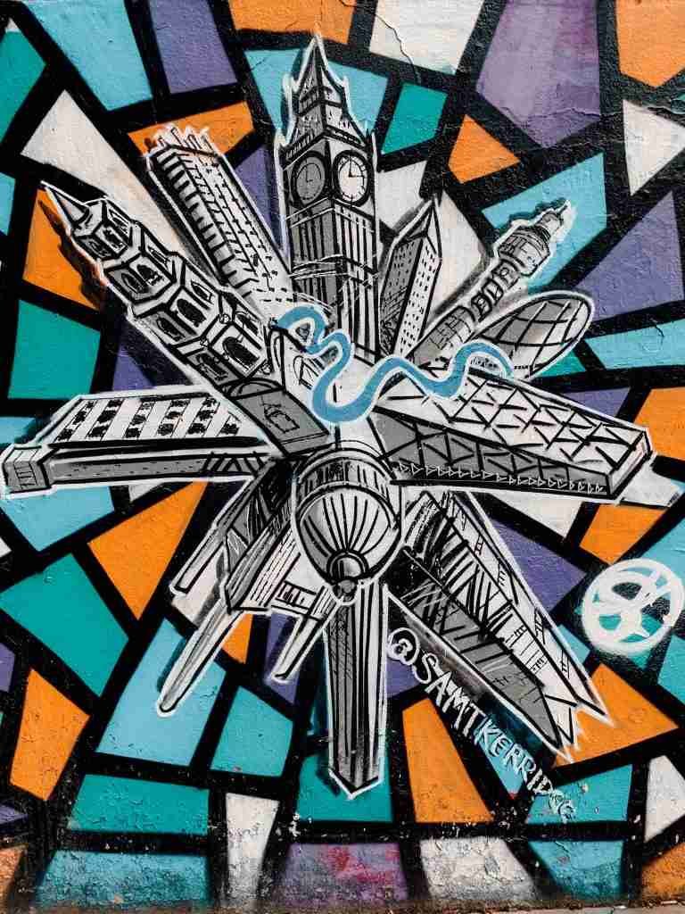Street art map of London