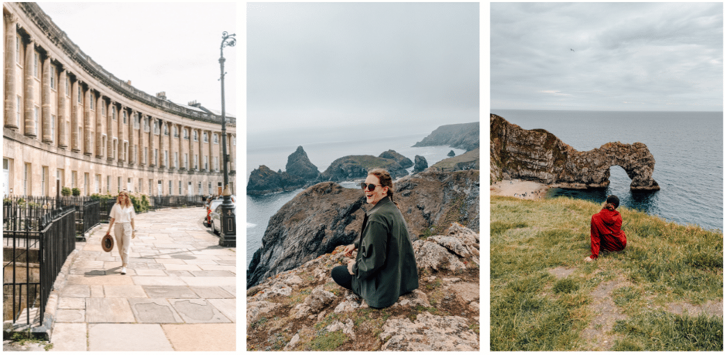 Stops along our UK Roadtrip including Bath, Cornwall and Jurassic Coast