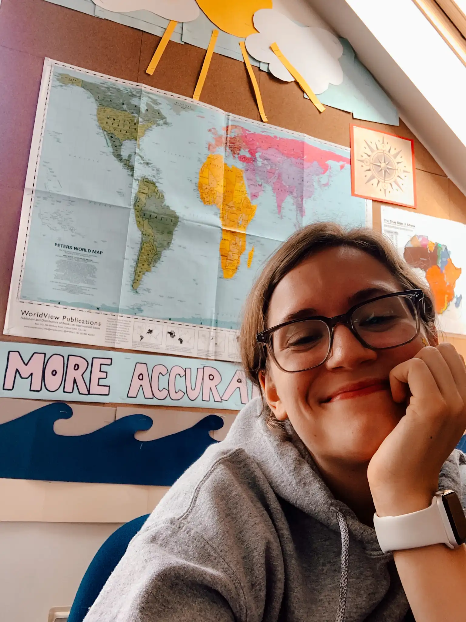 My classroom in London 