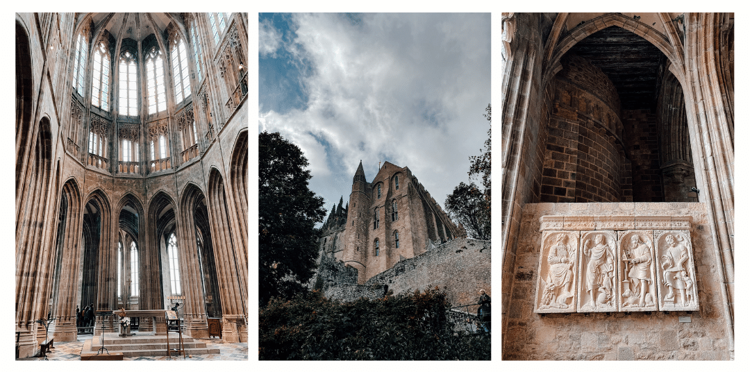 Inside the abbey