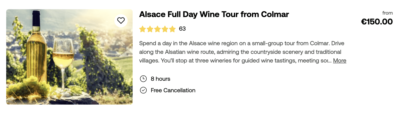 Alsace Full Day Wine Tour from Colmar - Viator